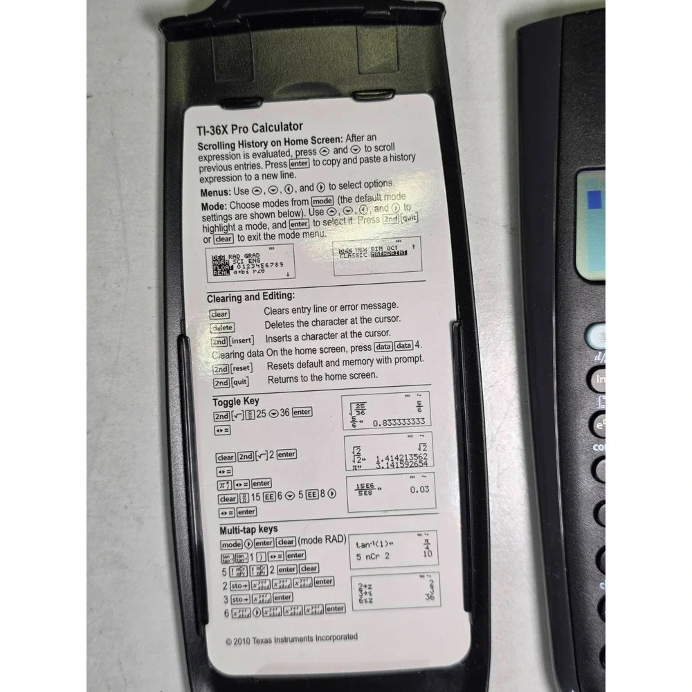 Texas Instruments TI-36X Pro Solar Scientific Calculator TI36Xpro SOLAR